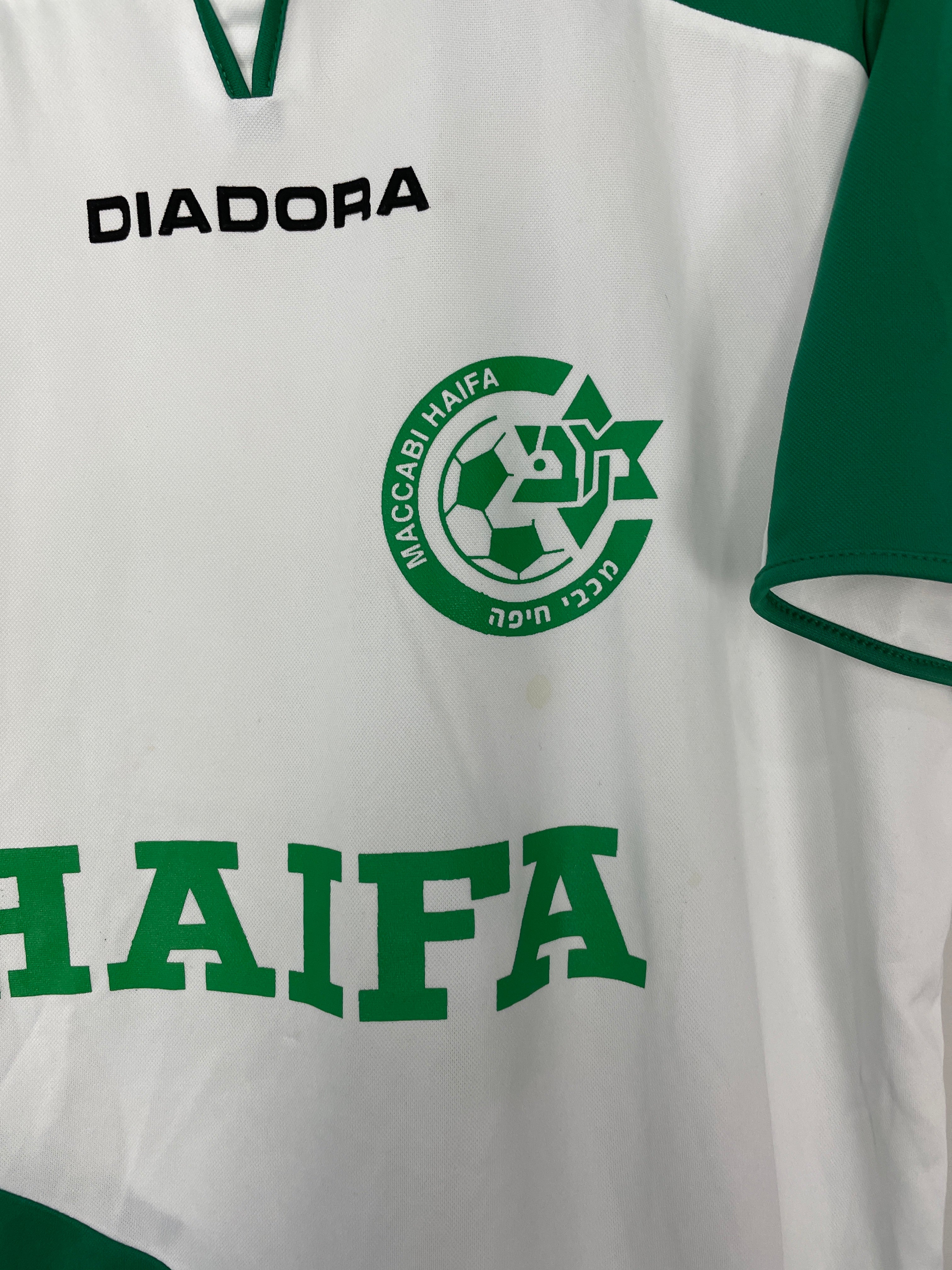 Shop 2005/06 MACCABI HAIFA #20 TRAINING SHIRT (L) DIADORA, classic football shirts, vintage football shirts & retro soccer jerseys at Cult Kits