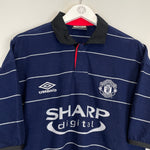 Shop 1999/00 MANCHESTER UNITED KEANE #16 AWAY SHIRT (M) UMBRO, classic football shirts, vintage football shirts & retro soccer jerseys at Cult Kits