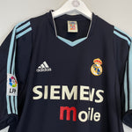 Shop 2003/04 REAL MADRID ZIDANE #5 AWAY SHIRT (XL) ADIDAS, classic football shirts, vintage football shirts & retro soccer jerseys at Cult Kits