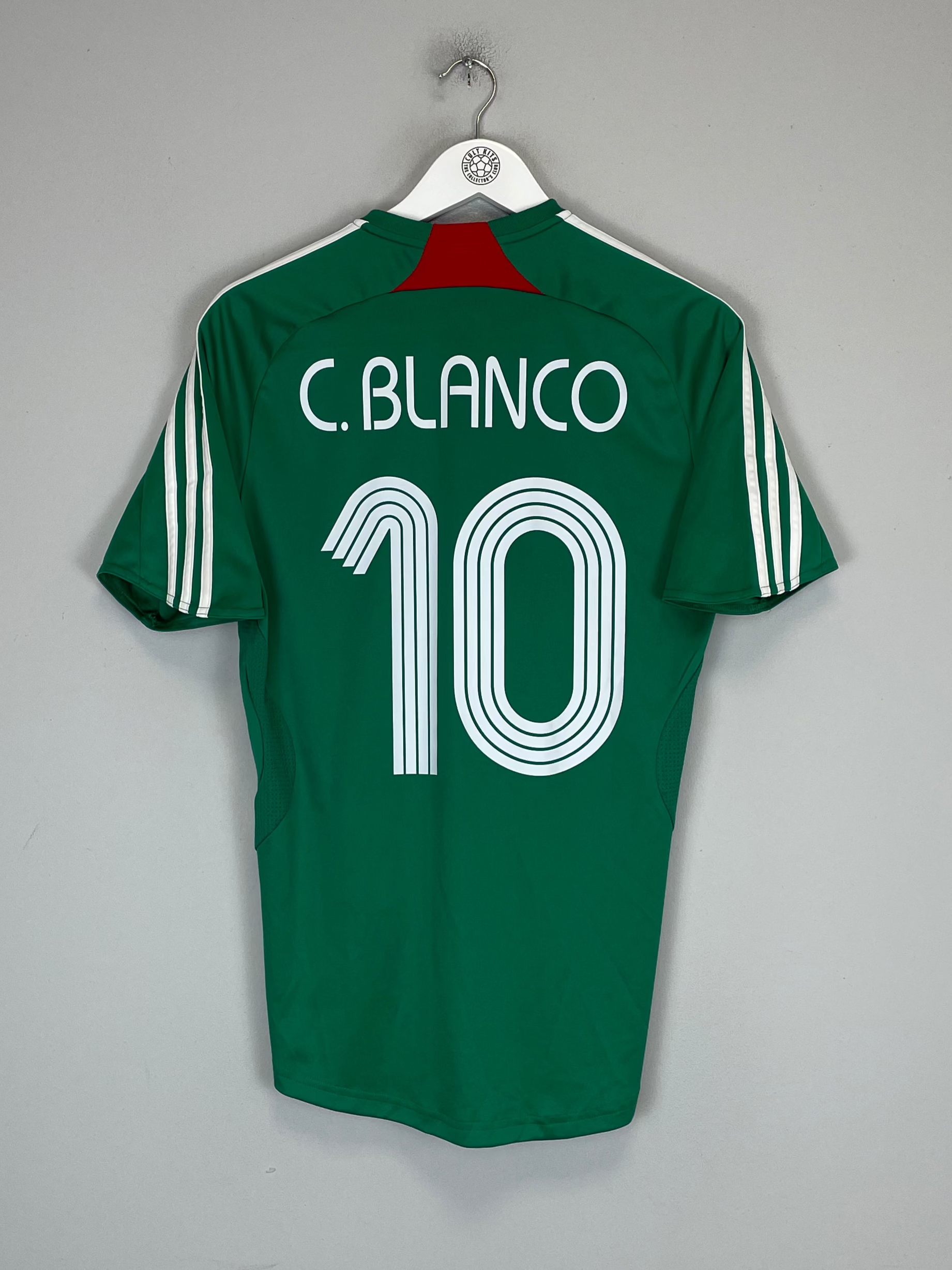 Shop 2007/08 MEXICO C.BLANCO #10 HOME SHIRT (S) ADIDAS, classic football shirts, vintage football shirts & retro soccer jerseys at Cult Kits