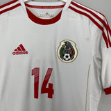 Shop 2011/12 MEXICO J.HERNANDEZ #14 AWAY SHIRT (S) ADIDAS, classic football shirts, vintage football shirts & retro soccer jerseys at Cult Kits