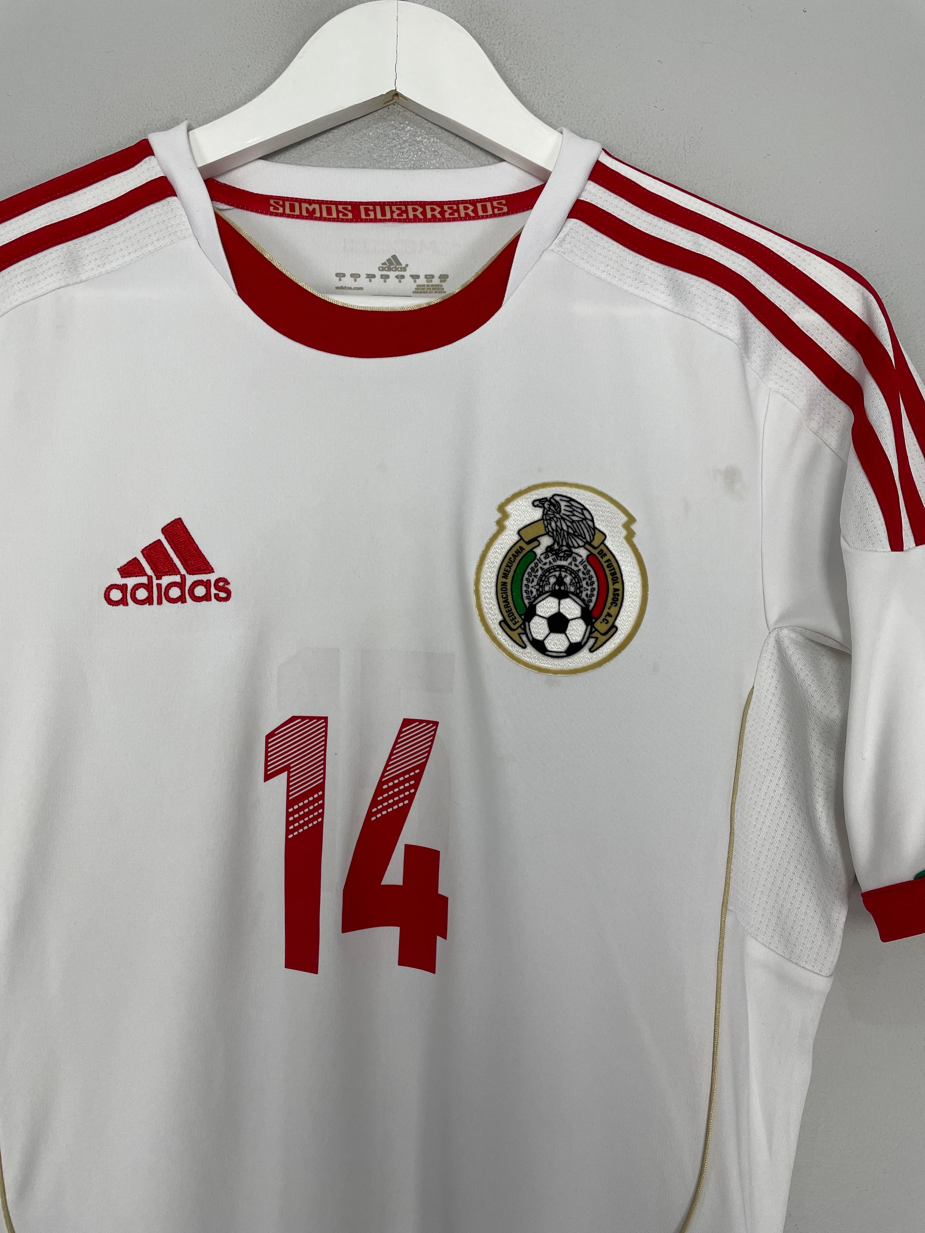 Shop 2011/12 MEXICO J.HERNANDEZ #14 AWAY SHIRT (S) ADIDAS, classic football shirts, vintage football shirts & retro soccer jerseys at Cult Kits