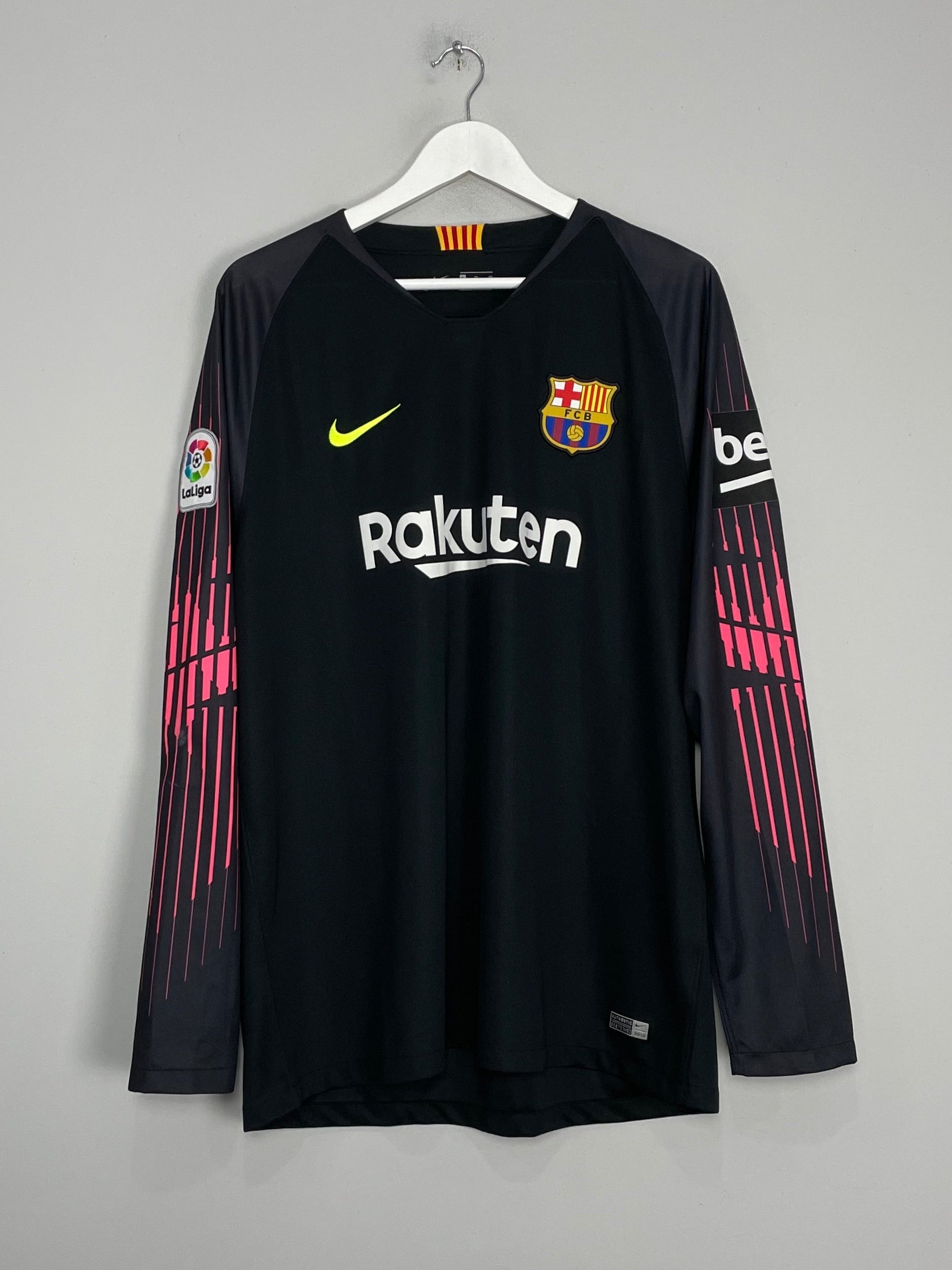 Shop 2018/19 BARCELONA GK SHIRT (XL) NIKE, classic football shirts, vintage football shirts & retro soccer jerseys at Cult Kits
