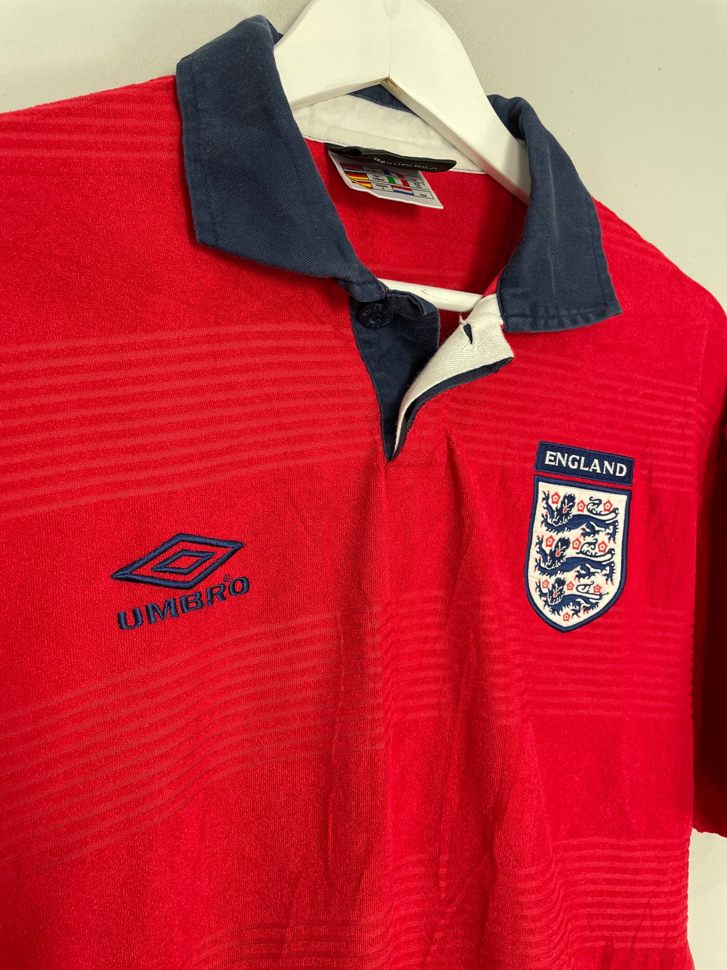 2000/01 ENGLAND AWAY SHIRT (XL.KIDS) UMBRO