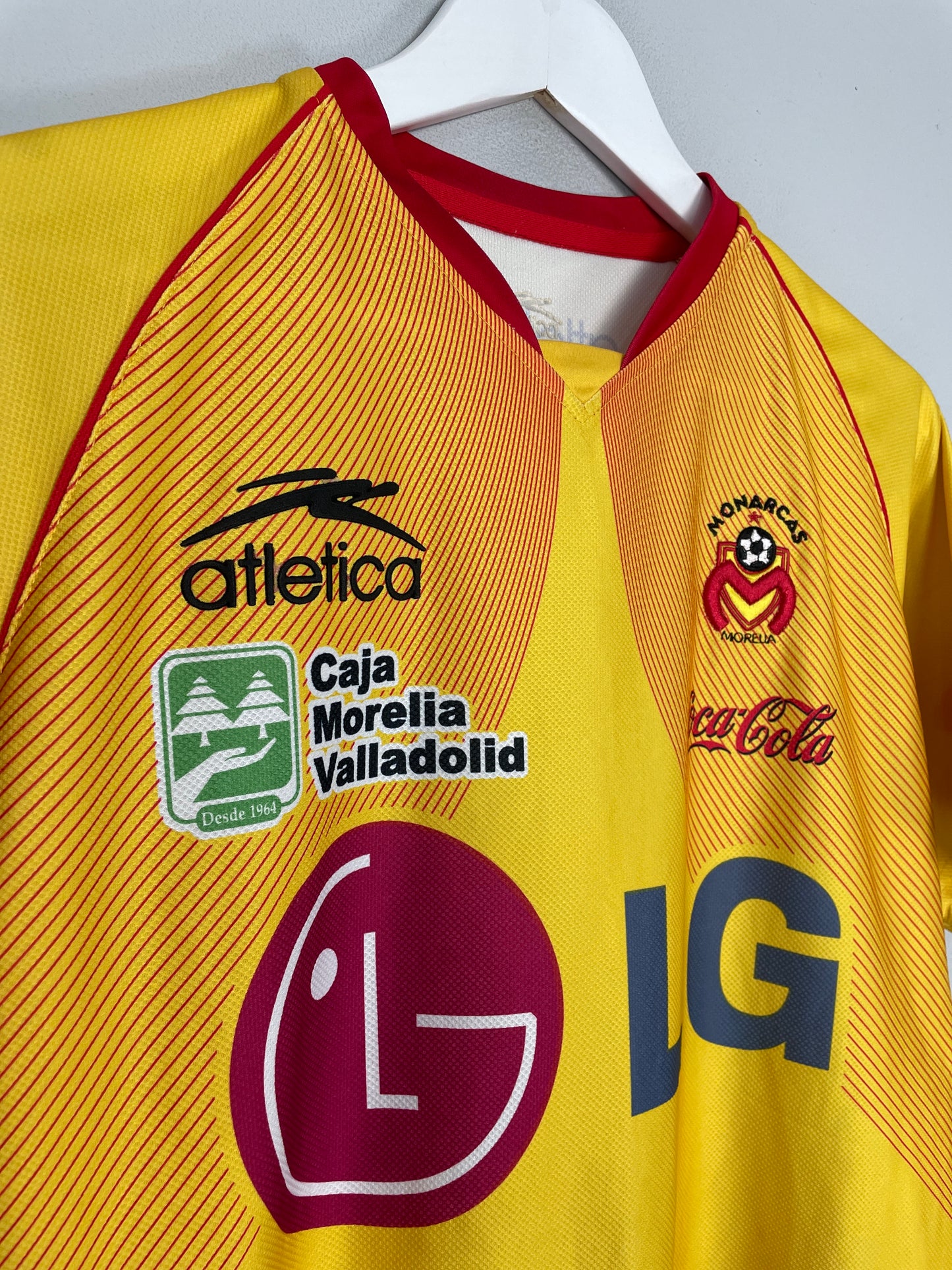2007/08 MONARCAS MORELIA HOME SHIRT (S) ATLETICA