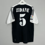 Shop 2001/02 REAL MADRID ZIDANE #5 AWAY SHIRT (XL) ADIDAS, classic football shirts, vintage football shirts & retro soccer jerseys at Cult Kits
