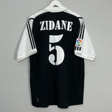 Shop 2001/02 REAL MADRID ZIDANE #5 AWAY SHIRT (XL) ADIDAS, classic football shirts, vintage football shirts & retro soccer jerseys at Cult Kits