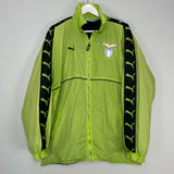 Shop 2010/12 LAZIO FLEECE LINED BENCH JACKET (XL) PUMA, classic football shirts, vintage football shirts & retro soccer jerseys at Cult Kits