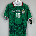 Shop 1998 Mexico Hernandez #15 *Reissue* Home (Multiple Sizes) ABA Sport, classic football shirts, vintage football shirts & retro soccer jerseys at Cult Kits