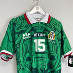 Shop 1998 Mexico Hernandez #15 *Reissue* Home (Multiple Sizes) ABA Sport, classic football shirts, vintage football shirts & retro soccer jerseys at Cult Kits