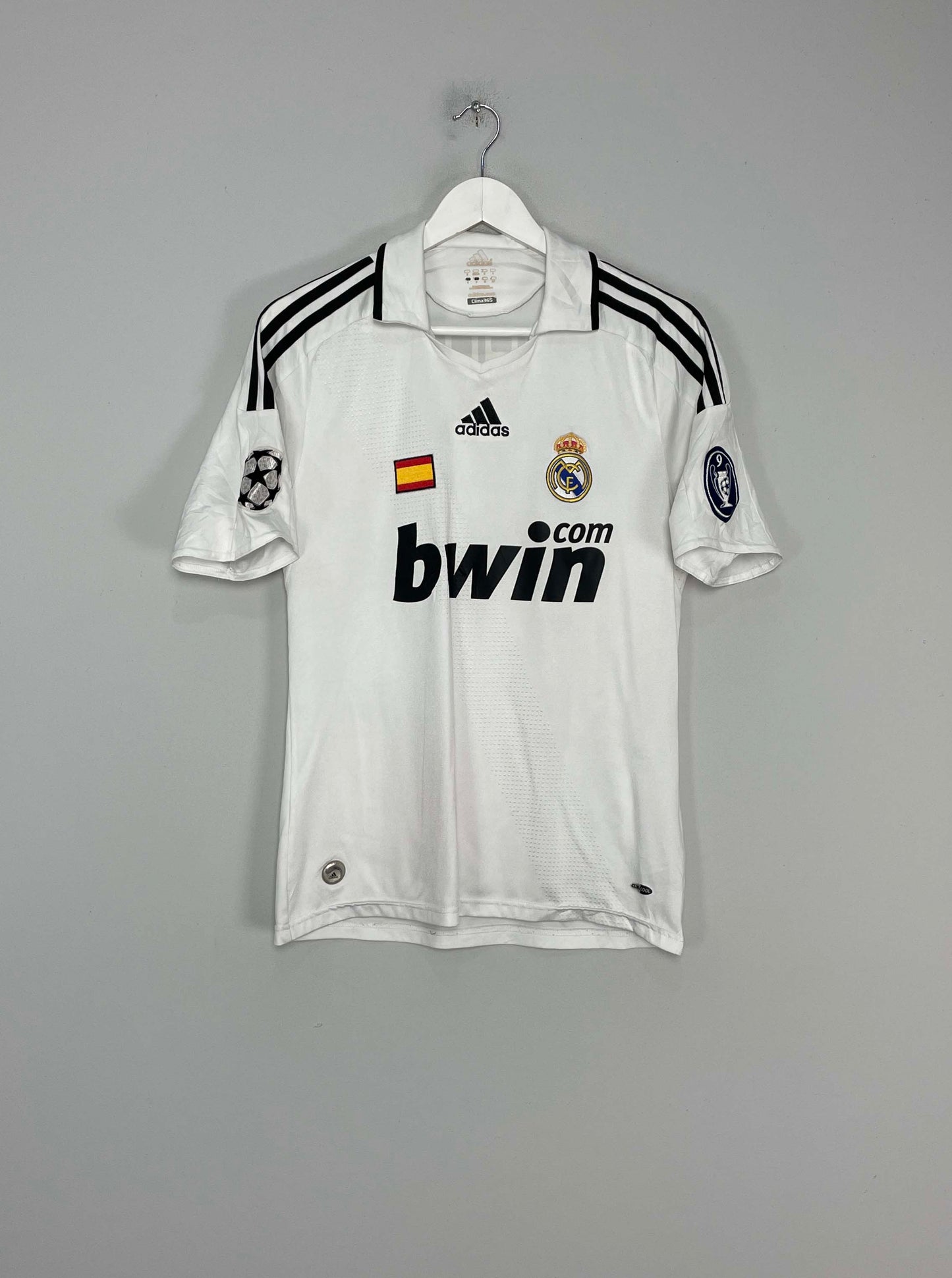 2008/09 REAL MADRID RAUL #7 C/L HOME SHIRT (S) ADIDAS