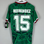 Shop 1998 Mexico Hernandez #15 *Reissue* Home (Multiple Sizes) ABA Sport, classic football shirts, vintage football shirts & retro soccer jerseys at Cult Kits