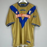 2001/02 BRESCIA BAGGIO #10 *90 YEAR* THIRD SHIRT (XL) GARMAN