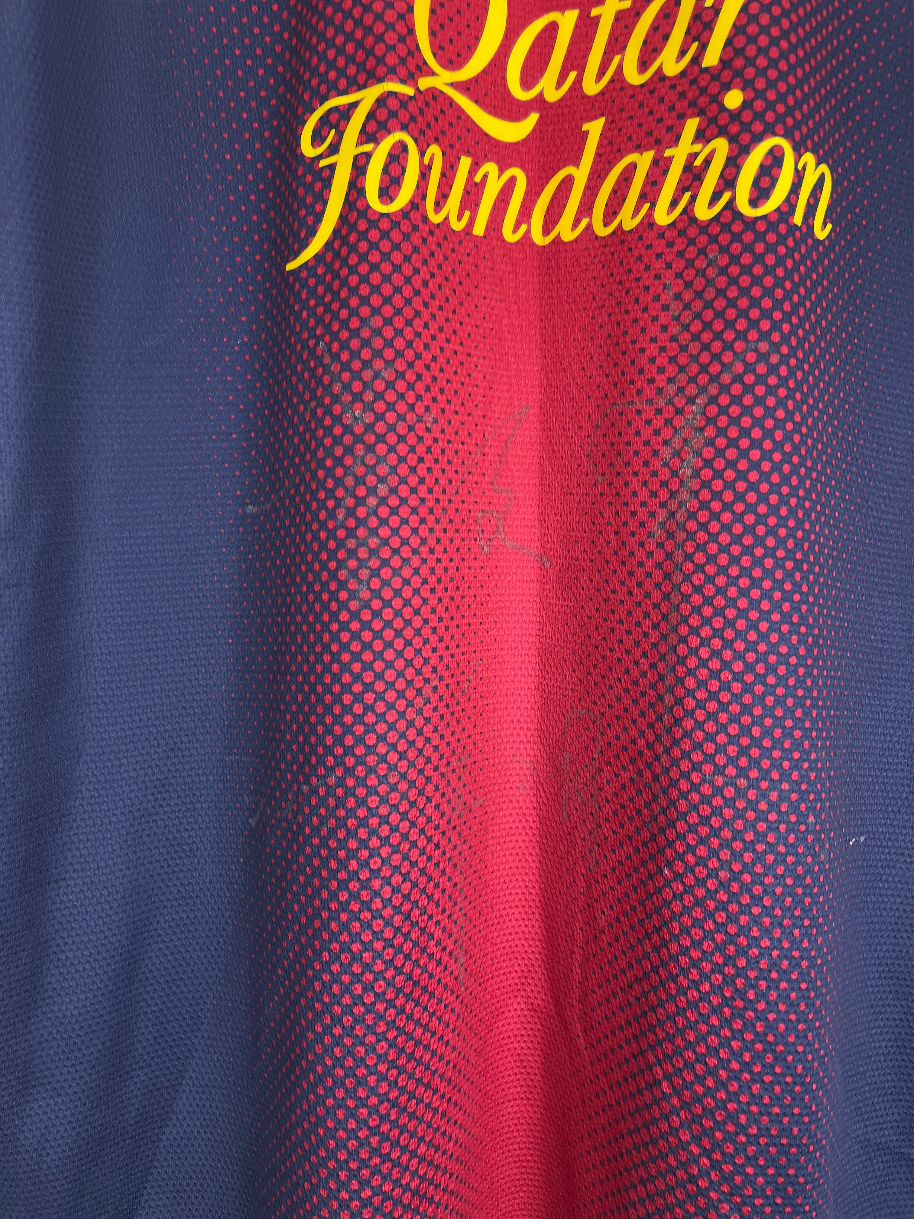 Shop 2012/13 BARCELONA HOME SHIRT (M) NIKE, classic football shirts, vintage football shirts & retro soccer jerseys at Cult Kits