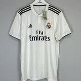2018/19 REAL MADRID BENZEMA #9 *BNWT* HOME SHIRT (XL) ADIDAS