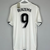 2018/19 REAL MADRID BENZEMA #9 *BNWT* HOME SHIRT (XL) ADIDAS