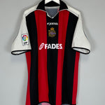 Shop 2001/02 DEPORTIVO LA CORUNA MAKAAY #7 AWAY SHIRT (XL) JOMA, classic football shirts, vintage football shirts & retro soccer jerseys at Cult Kits
