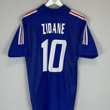 2002/04 FRANCE ZIDANE #10 HOME SHIRT (M) ADIDAS