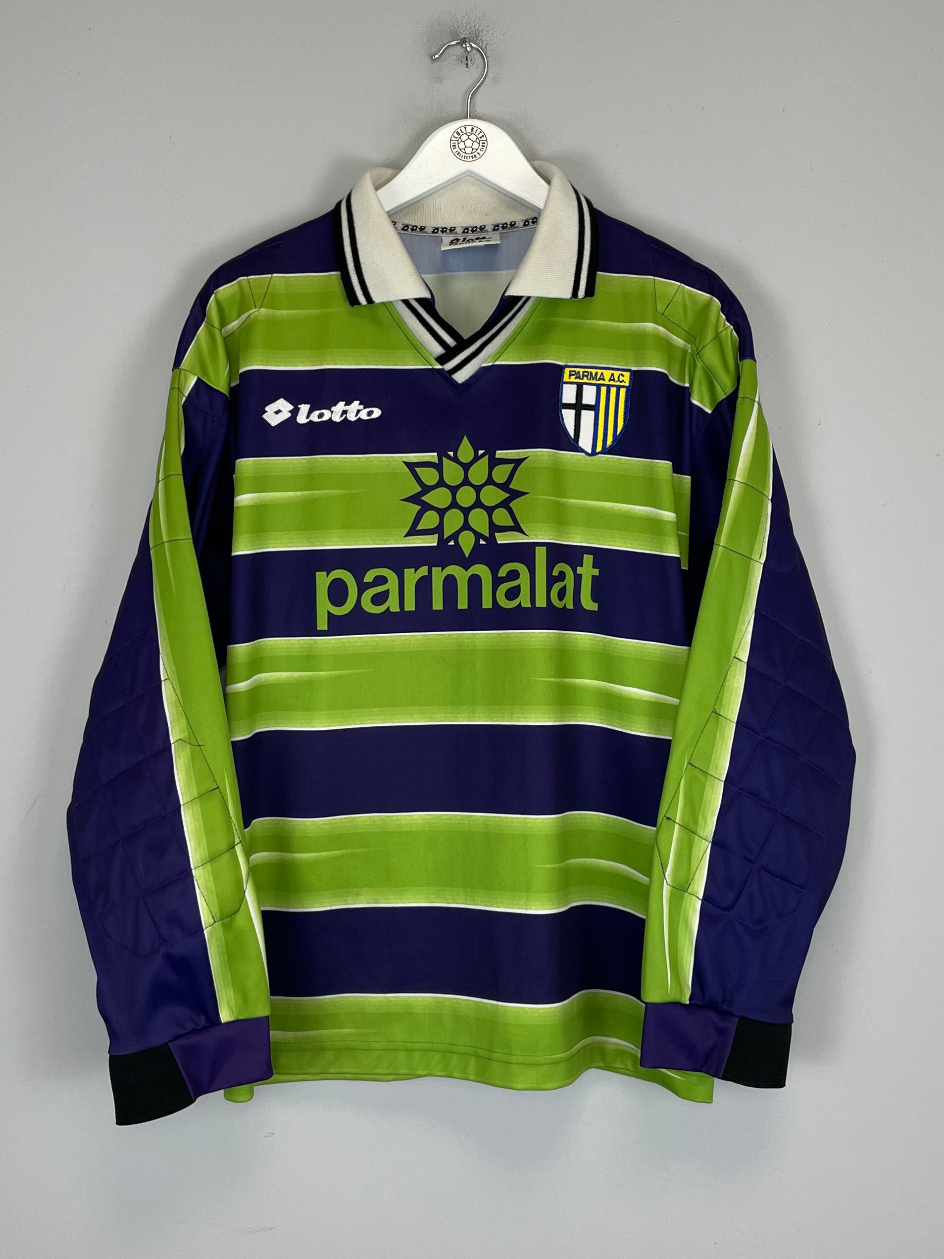 Shop 1998/99 PARMA GK SHIRT (XL) LOTTO, classic football shirts, vintage football shirts & retro soccer jerseys at Cult Kits