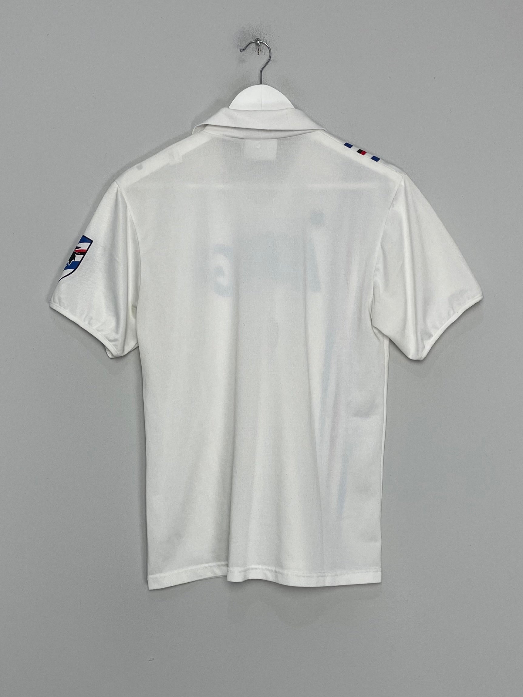 Shop 1988/89 SAMPDORIA AWAY SHIRT (S) KAPPA, classic football shirts, vintage football shirts & retro soccer jerseys at Cult Kits