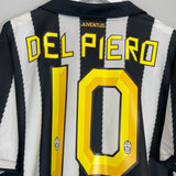 Shop 2010/11 JUVENTUS DEL PIERO #10 HOME SHIRT (XL) NIKE, classic football shirts, vintage football shirts & retro soccer jerseys at Cult Kits