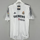 Shop 2004/05 REAL MADRID R.CARLOS #3 *BNWT* HOME SHIRT (MULTIPLE SIZES) ADIDAS, classic football shirts, vintage football shirts & retro soccer jerseys at Cult Kits