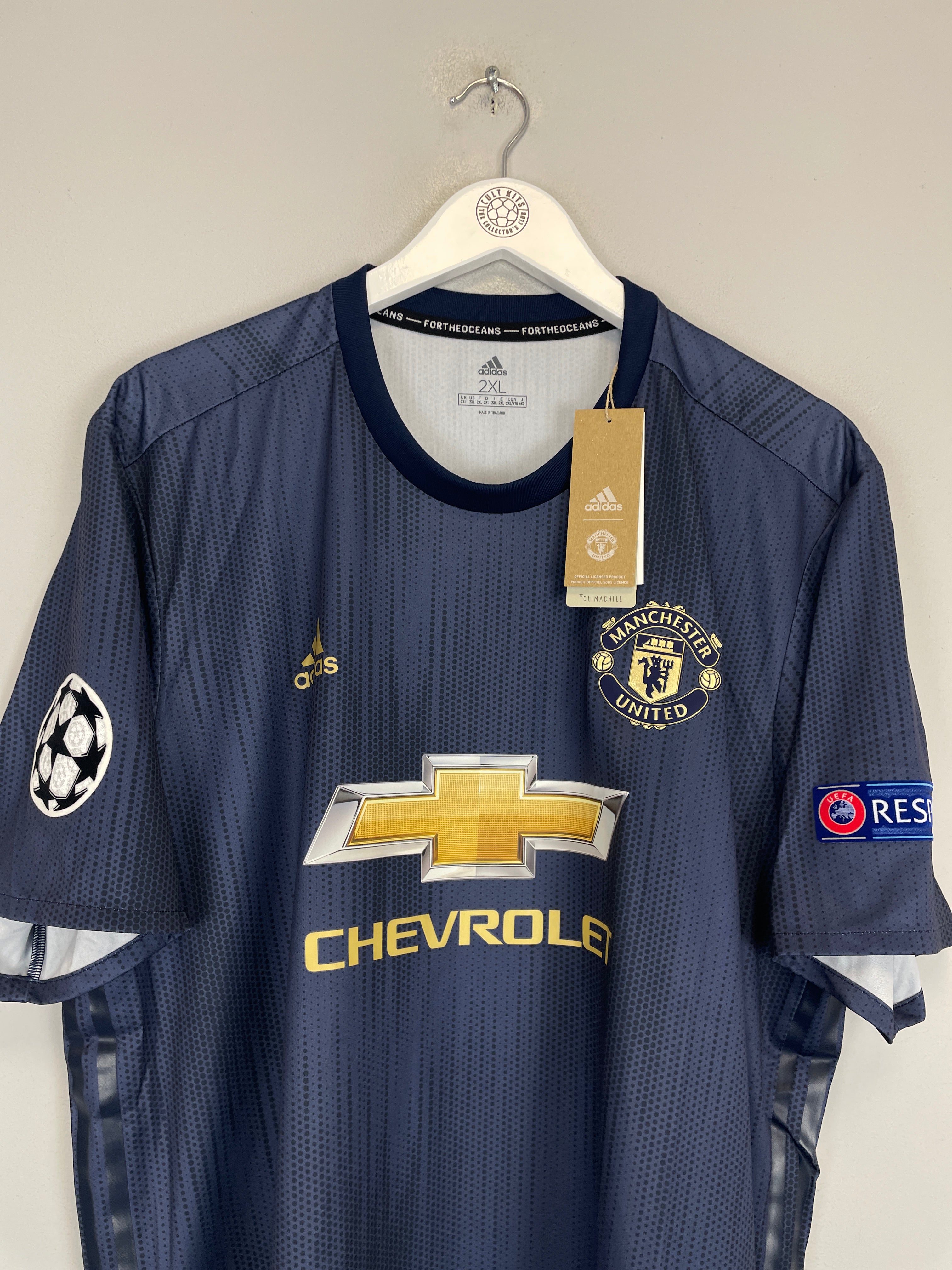 Shop 2018/19 MANCHESTER UNITED YOUNG #18 *BNWT* AUTHENTIC C/L THIRD SHIRT (XXL) ADIDAS, classic football shirts, vintage football shirts & retro soccer jerseys at Cult Kits