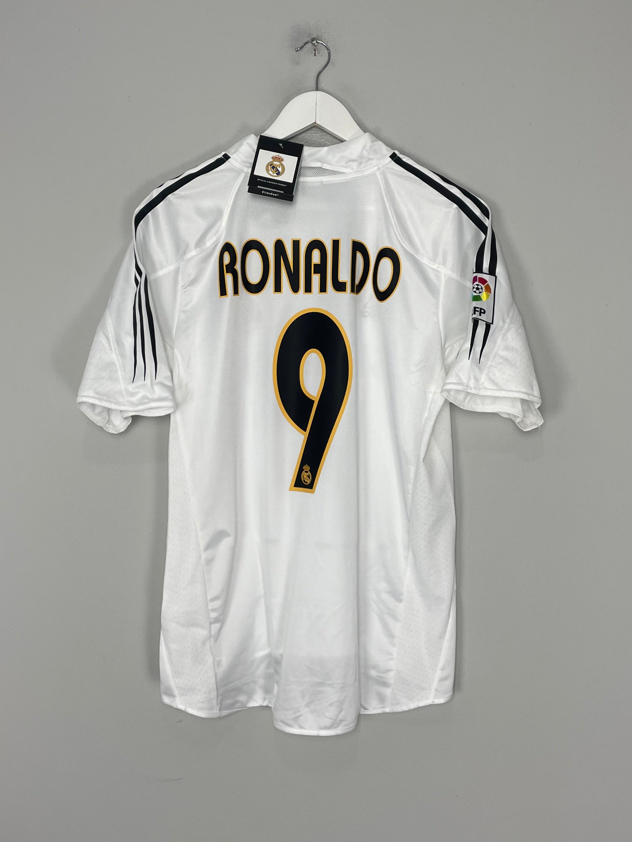 Shop 2004/05 REAL MADRID RONALDO #9 *BNWT* HOME SHIRT (MULTIPLE SIZES) ADIDAS, classic football shirts, vintage football shirts & retro soccer jerseys at Cult Kits