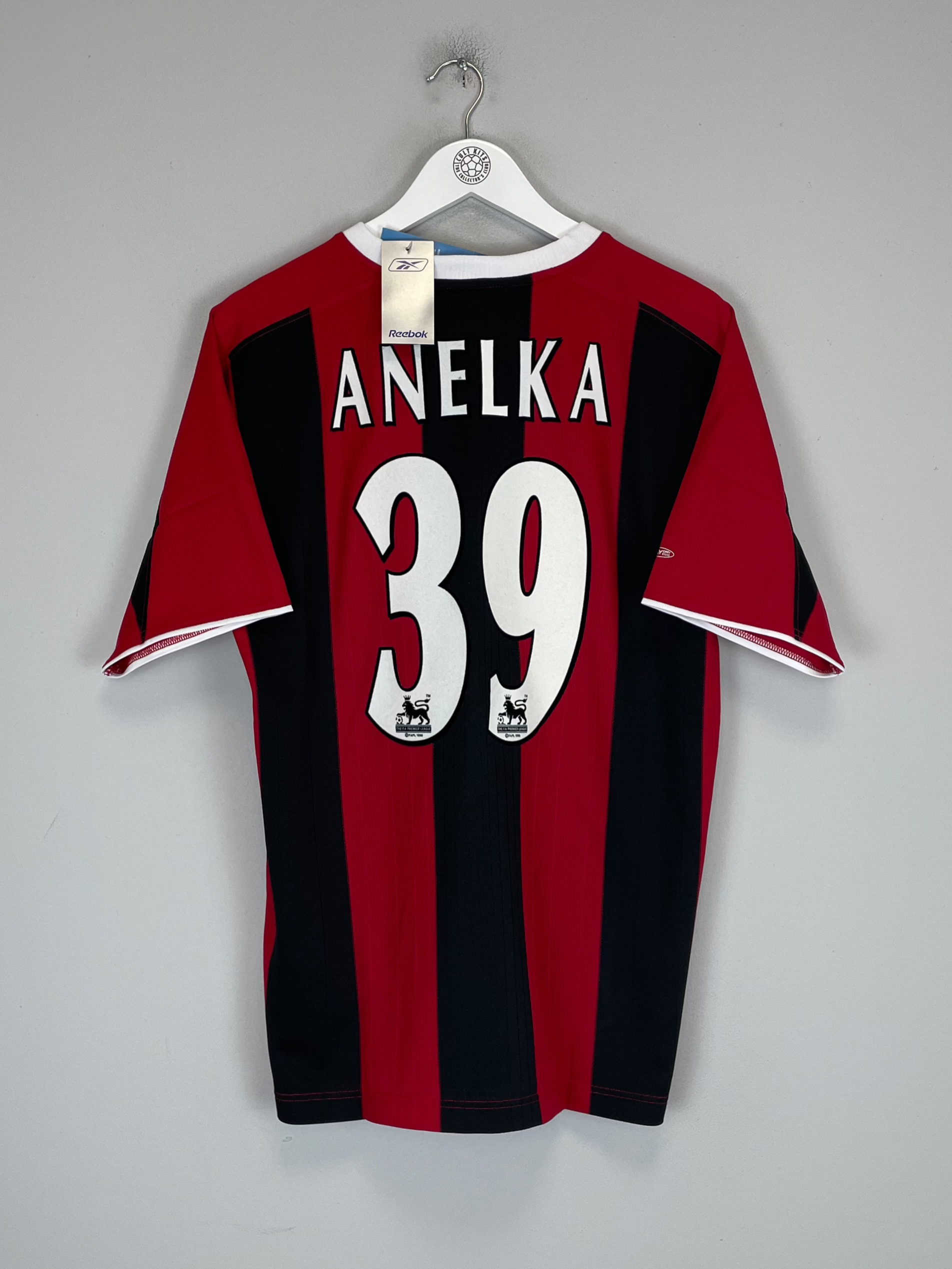 Shop 2003/04 MANCHESTER CITY ANELKA #39 *BNWT* AWAY SHIRT (M) REEBOK, classic football shirts, vintage football shirts & retro soccer jerseys at Cult Kits