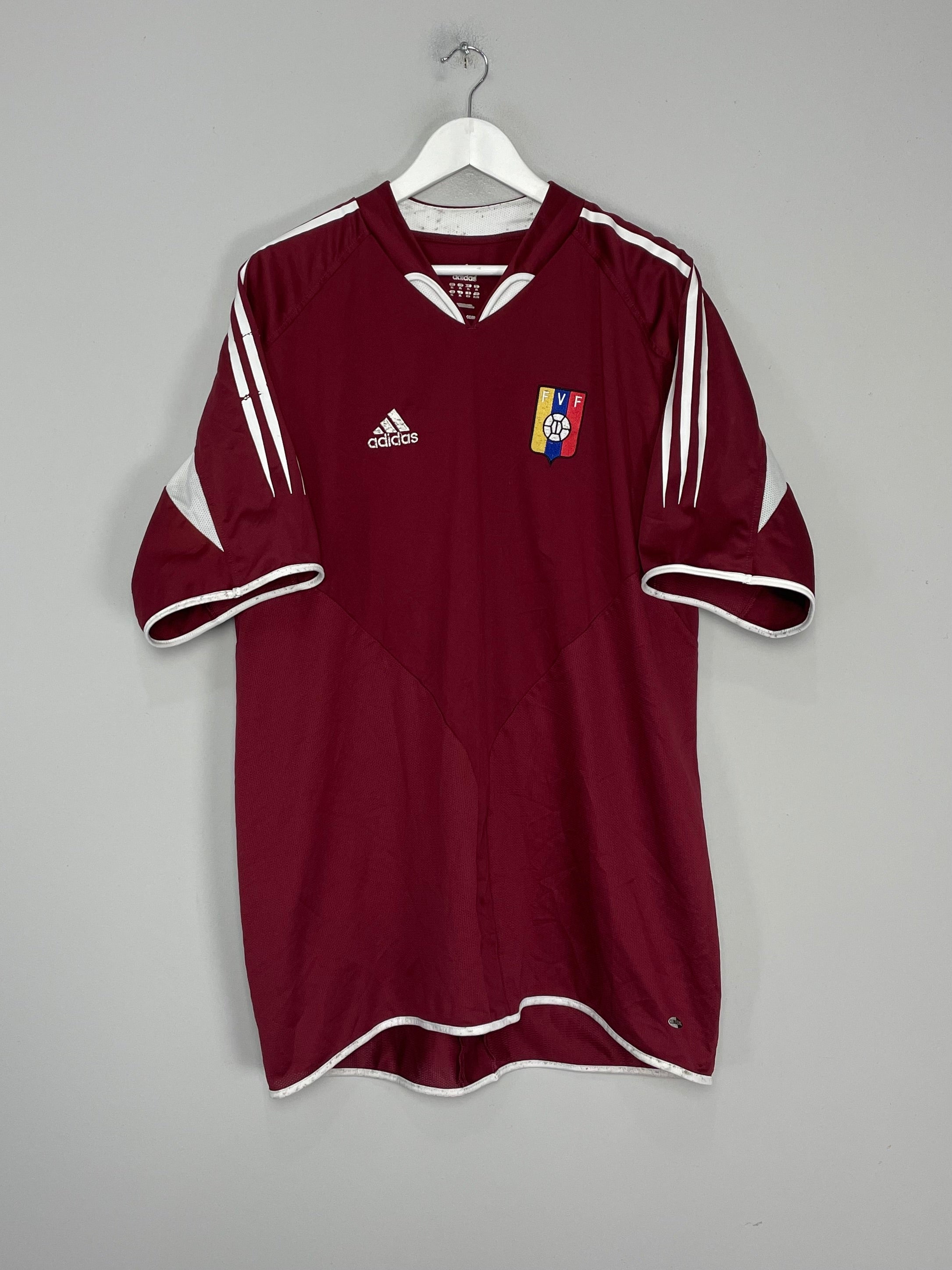Shop 2005/06 VENEZUELA HOME SHIRT (XL) ADIDAS, classic football shirts, vintage football shirts & retro soccer jerseys at Cult Kits