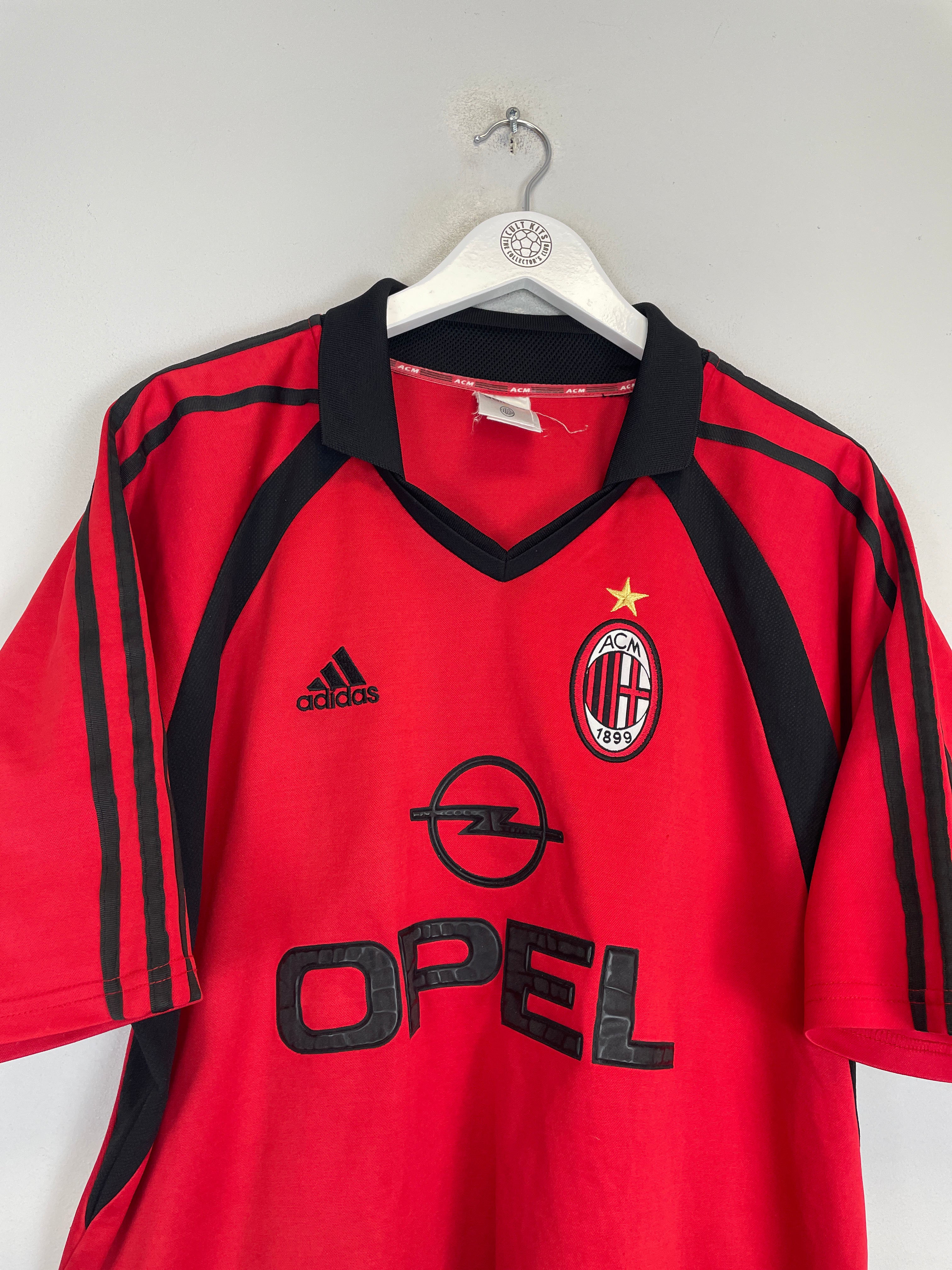 Shop 2001/02 AC MILAN SHEVCHENKO #7 THIRD SHIRT (XL) ADIDAS, classic football shirts, vintage football shirts & retro soccer jerseys at Cult Kits