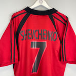 Shop 2001/02 AC MILAN SHEVCHENKO #7 THIRD SHIRT (XL) ADIDAS, classic football shirts, vintage football shirts & retro soccer jerseys at Cult Kits