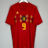 2018/19 BELGIUM LUKAKU #9 HOME SHIRT (XL) ADIDAS