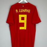 2018/19 BELGIUM LUKAKU #9 HOME SHIRT (XL) ADIDAS
