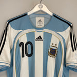 Shop 2006/07 ARGENTINA RIQUELME #10 HOME SHIRT (M) ADIDAS, classic football shirts, vintage football shirts & retro soccer jerseys at Cult Kits