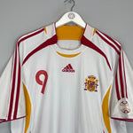 Shop 2006/08 SPAIN F.TORRES #9 AWAY SHIRT (L) ADIDAS, classic football shirts, vintage football shirts & retro soccer jerseys at Cult Kits