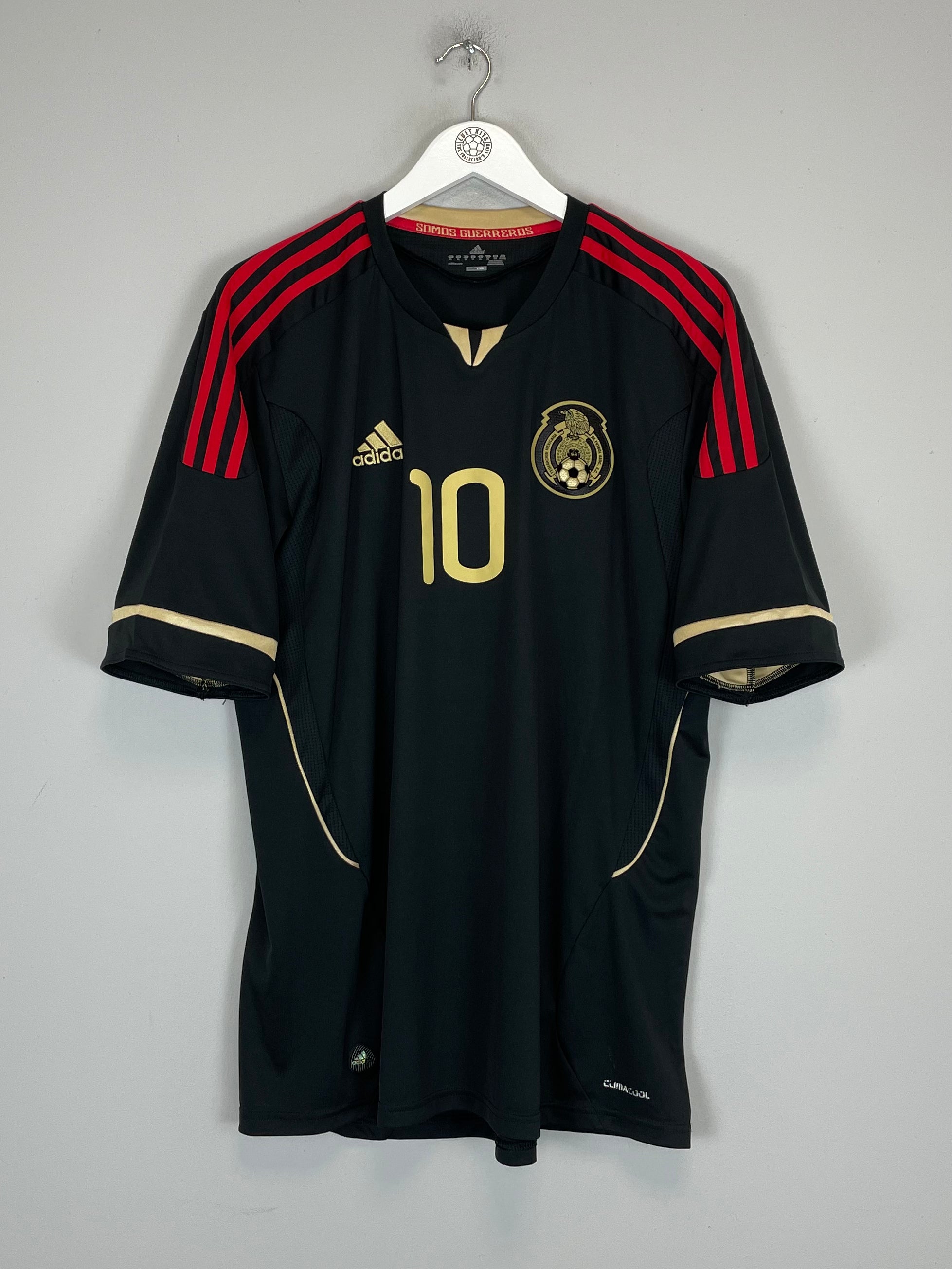 Shop 2010/11 MEXICO G.DOS SANTOS #10 AWAY SHIRT (XL) ADIDAS, classic football shirts, vintage football shirts & retro soccer jerseys at Cult Kits