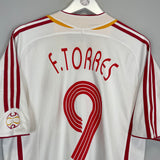 Shop 2006/08 SPAIN F.TORRES #9 AWAY SHIRT (L) ADIDAS, classic football shirts, vintage football shirts & retro soccer jerseys at Cult Kits