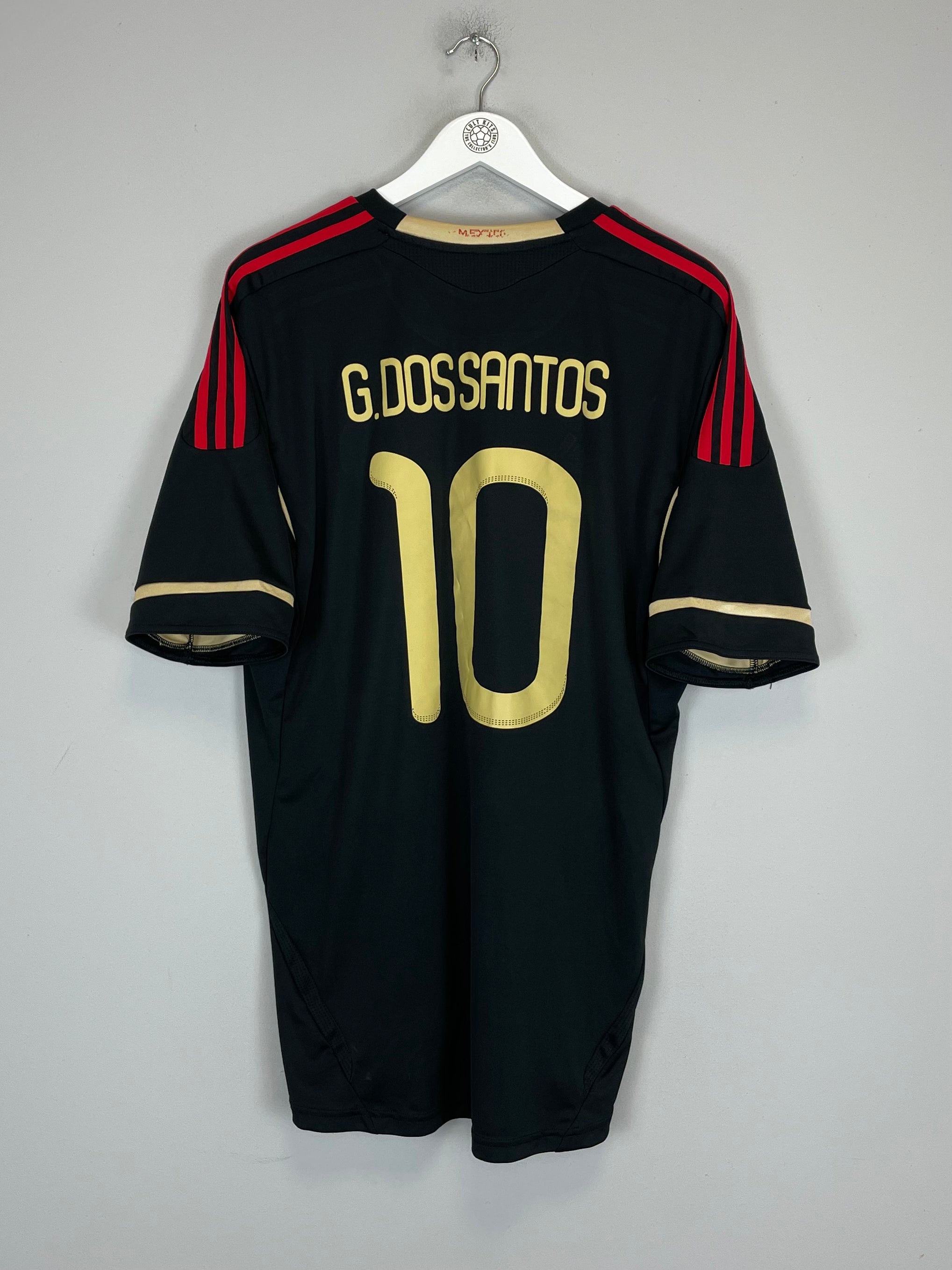 Shop 2010/11 MEXICO G.DOS SANTOS #10 AWAY SHIRT (XL) ADIDAS, classic football shirts, vintage football shirts & retro soccer jerseys at Cult Kits