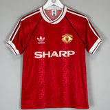 1990/92 MANCHESTER UNITED HOME SHIRT (S) ADIDAS