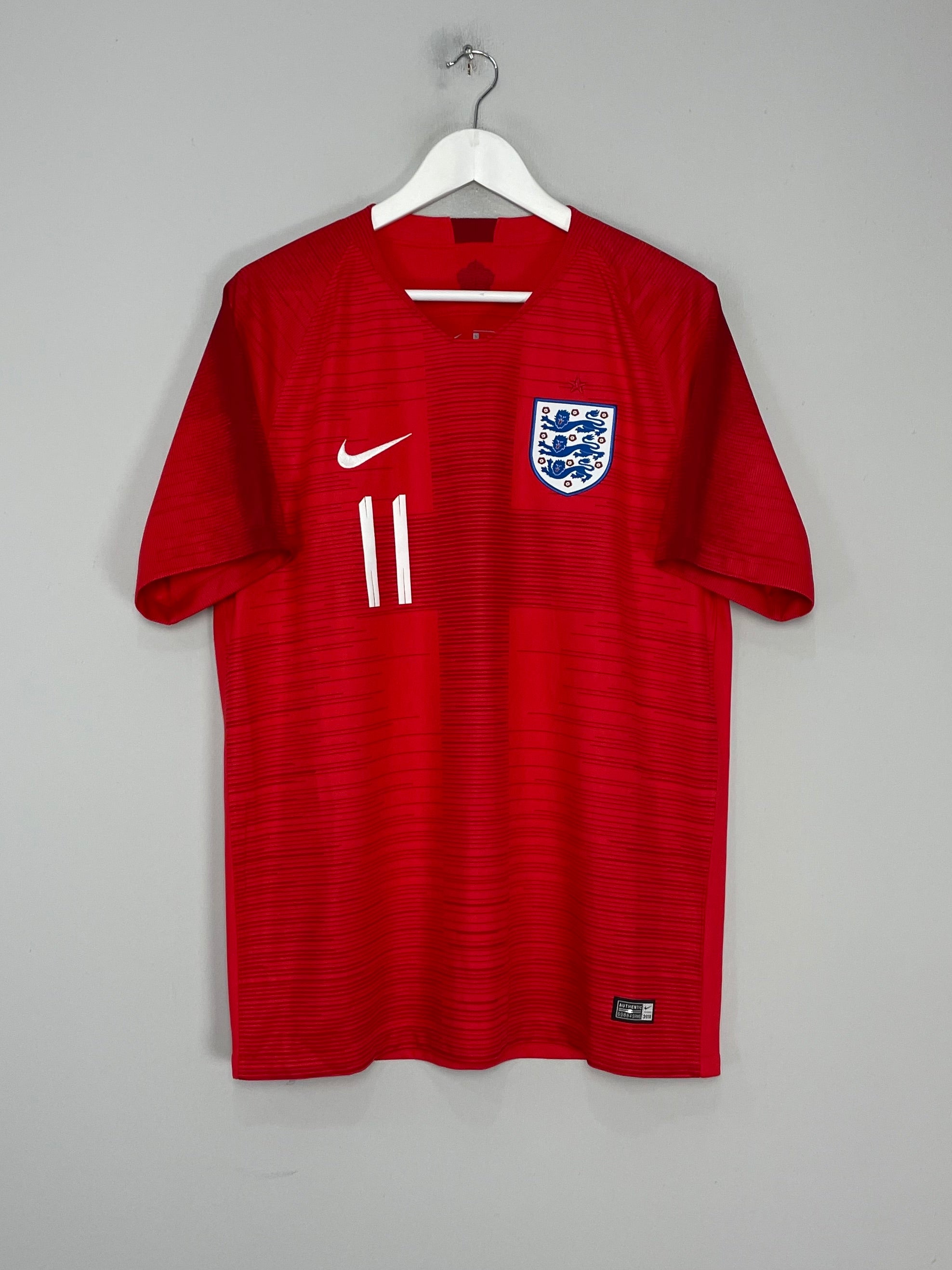 Shop 2018/19 ENGLAND LINGARD #11 AWAY SHIRT (L) NIKE, classic football shirts, vintage football shirts & retro soccer jerseys at Cult Kits