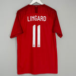 Shop 2018/19 ENGLAND LINGARD #11 AWAY SHIRT (L) NIKE, classic football shirts, vintage football shirts & retro soccer jerseys at Cult Kits