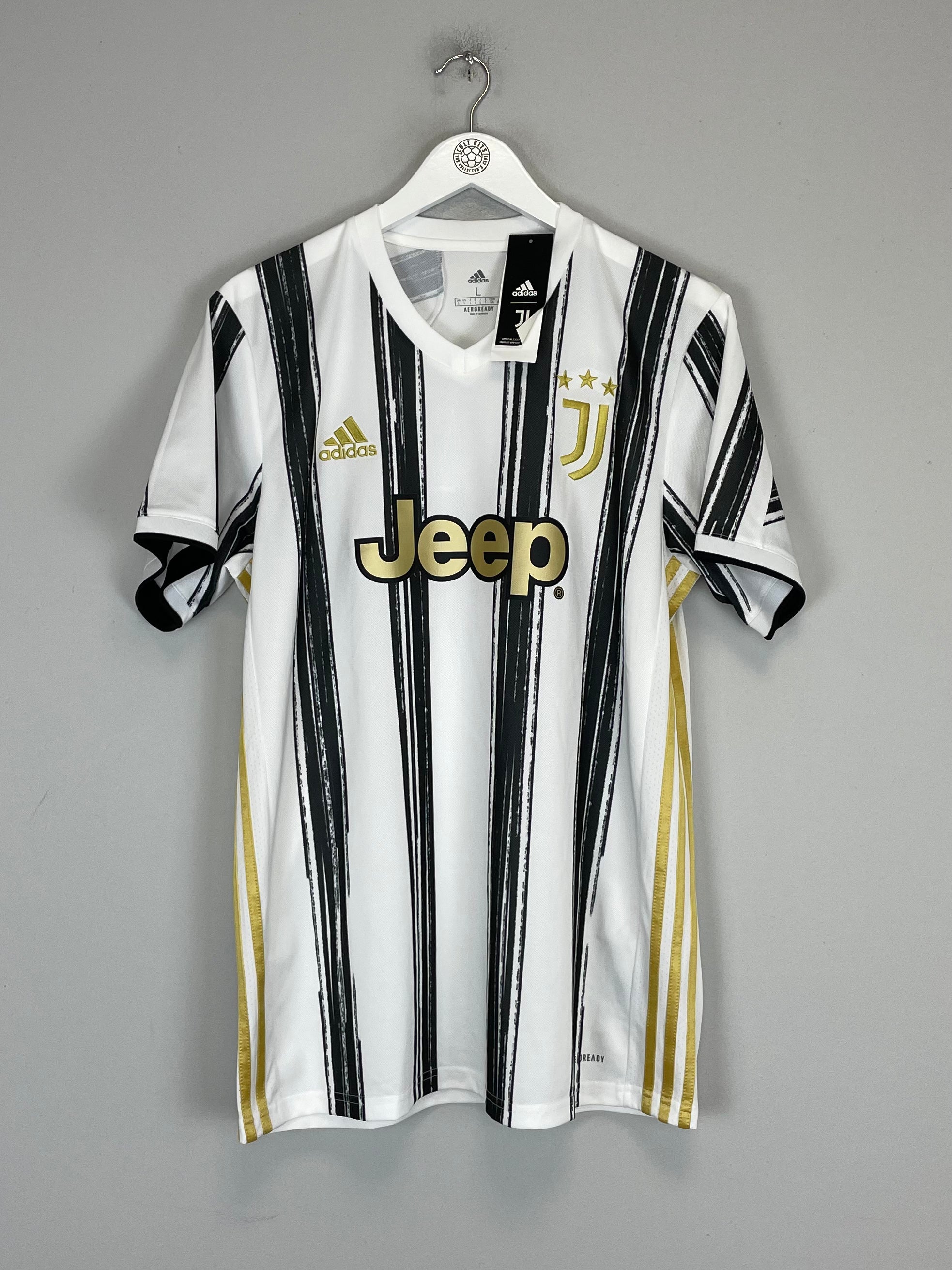 Shop 2020/21 JUVENTUS RONALDO #7 *BNWT* HOME SHIRT (L) ADIDAS, classic football shirts, vintage football shirts & retro soccer jerseys at Cult Kits