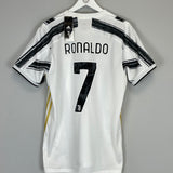 Shop 2020/21 JUVENTUS RONALDO #7 *BNWT* HOME SHIRT (L) ADIDAS, classic football shirts, vintage football shirts & retro soccer jerseys at Cult Kits