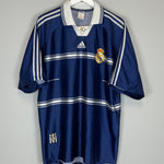 Shop 1998/99 REAL MADRID AWAY SHIRT (XL) ADIDAS, classic football shirts, vintage football shirts & retro soccer jerseys at Cult Kits