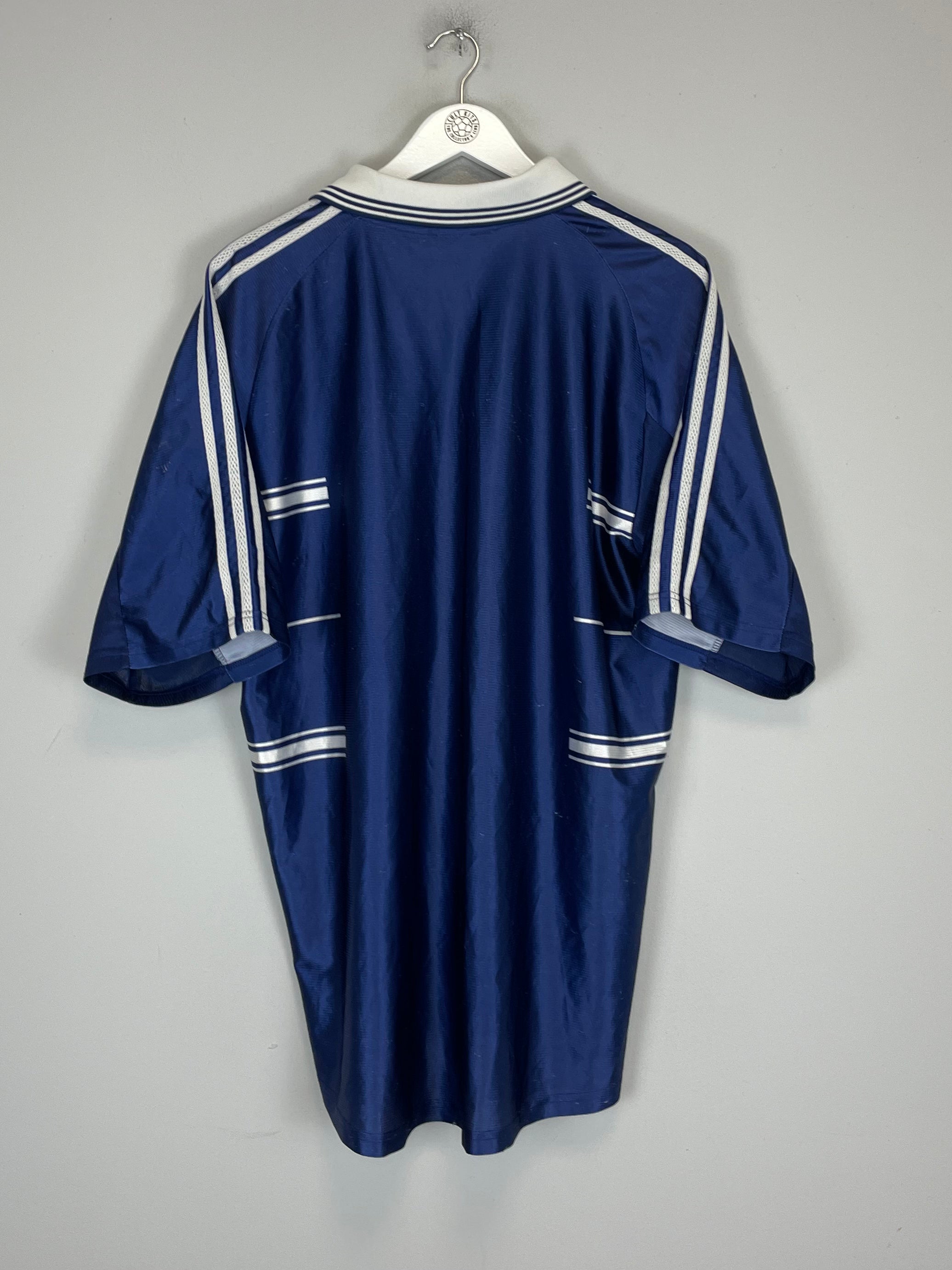 Shop 1998/99 REAL MADRID AWAY SHIRT (XL) ADIDAS, classic football shirts, vintage football shirts & retro soccer jerseys at Cult Kits