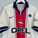 Shop 1997/98 PSG AWAY SHIRT (XL) NIKE, classic football shirts, vintage football shirts & retro soccer jerseys at Cult Kits