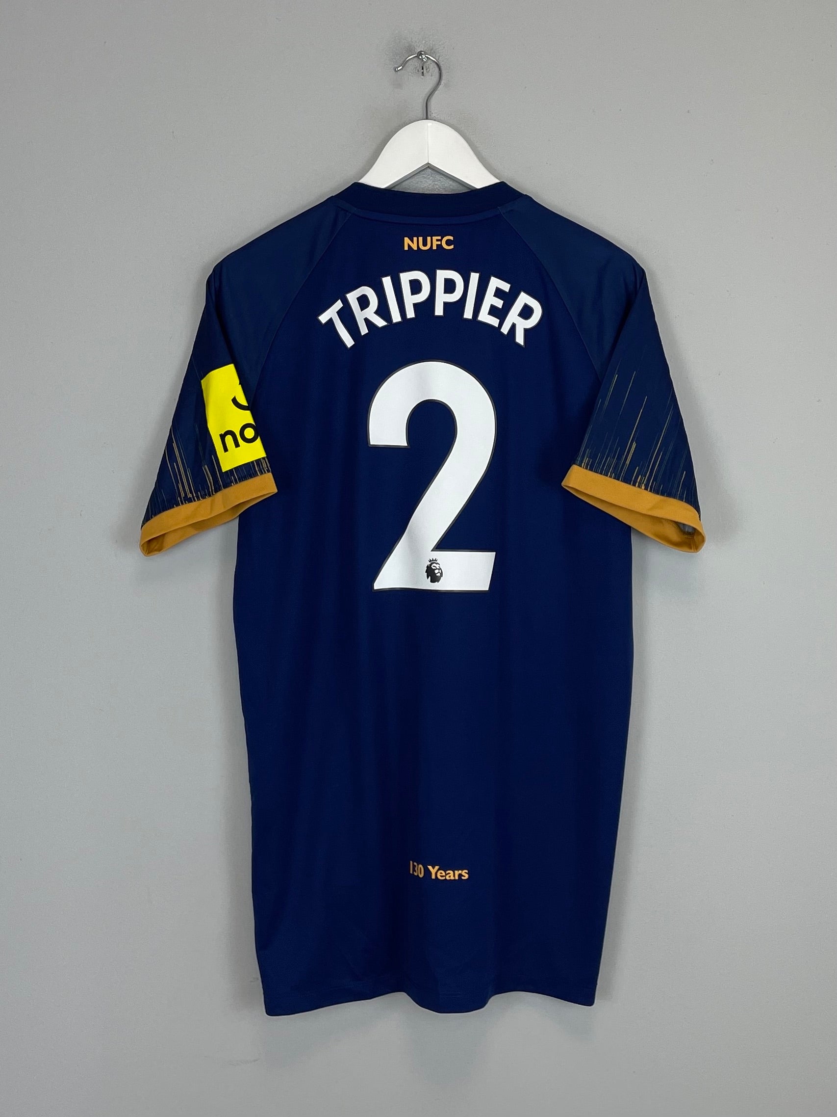Shop 2022/23 NEWCASTLE UNITED TRIPPIER #2 AWAY SHIRT (L) CASTORE, classic football shirts, vintage football shirts & retro soccer jerseys at Cult Kits