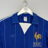 1980/82 FRANCE L/S HOME SHIRT (S) ADIDAS
