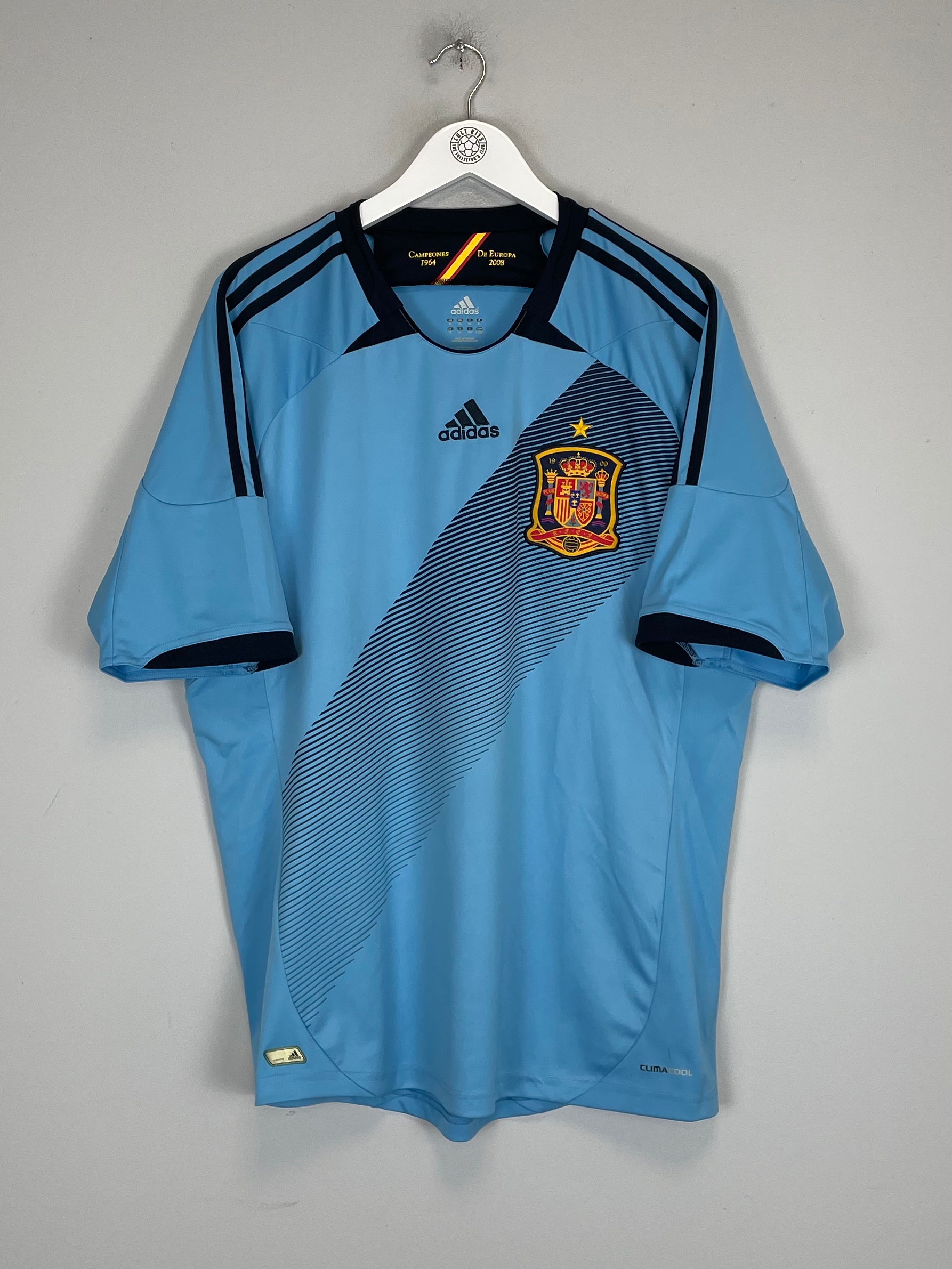 Shop 2012/13 SPAIN AWAY SHIRT (XL) ADIDAS, classic football shirts, vintage football shirts & retro soccer jerseys at Cult Kits